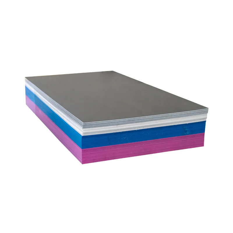 Folhas de HDPE bicolor