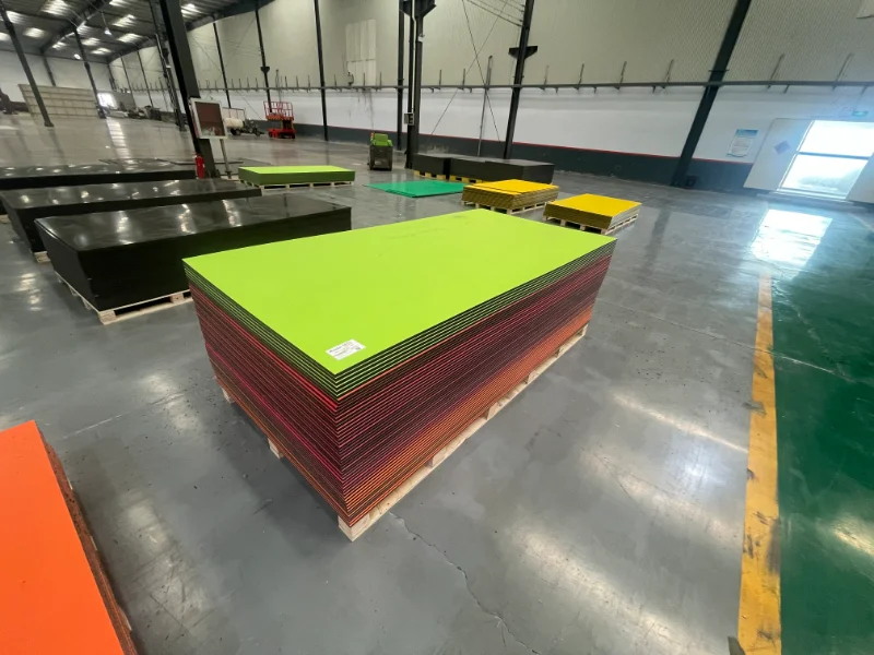 Folhas de HDPE bicolor