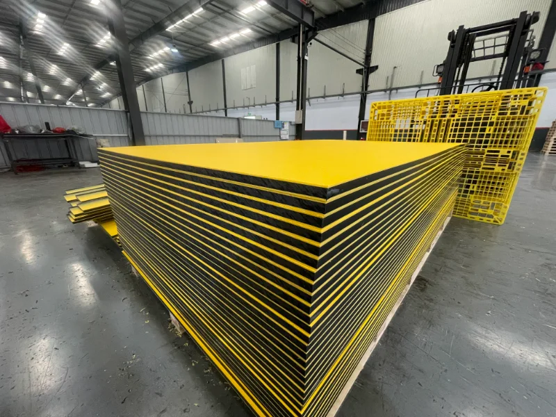 Folhas de HDPE bicolor