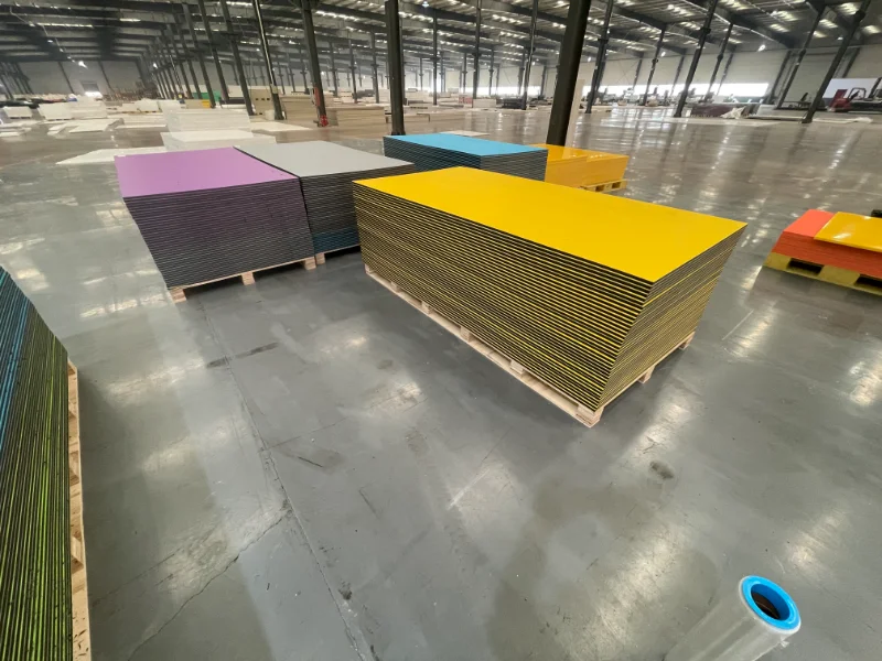 Folhas de HDPE bicolor